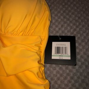 Yellow One Piece bathing suit